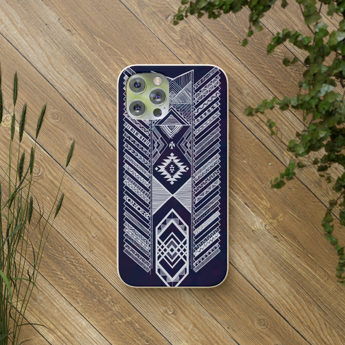 Native American Tribal Pattern Biodegradable Cases