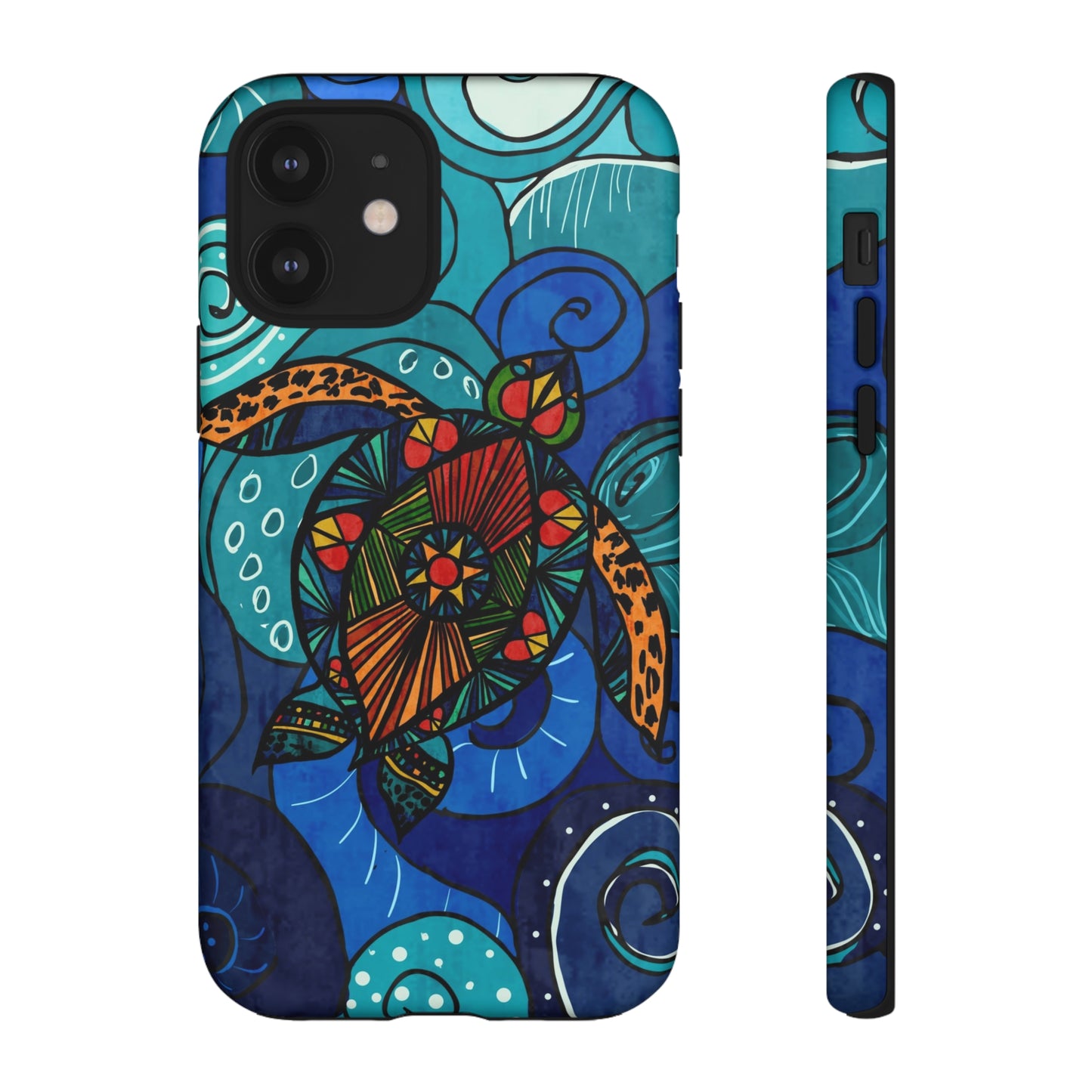 Stain Glass Turtle Tough Case