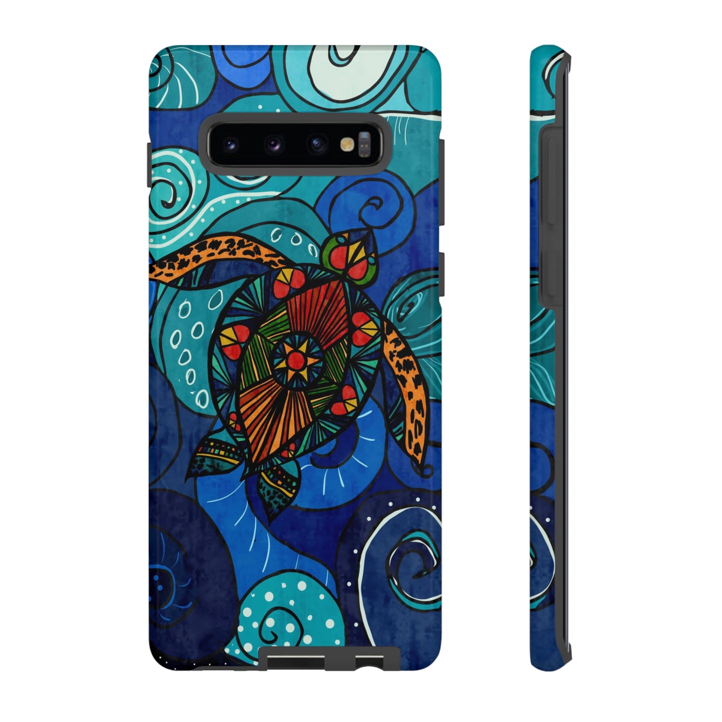 Stain Glass Turtle Tough Case