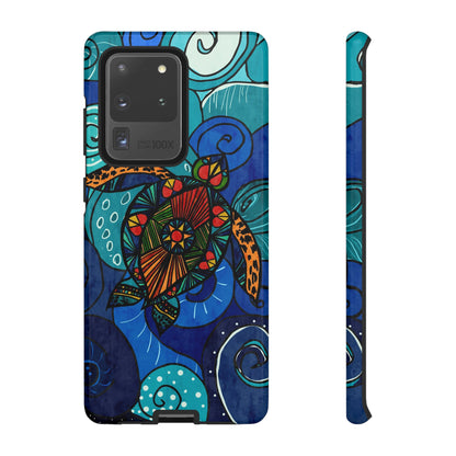 Stain Glass Turtle Tough Case