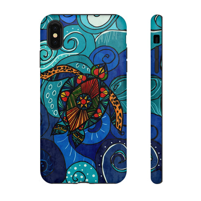 Stain Glass Turtle Tough Case