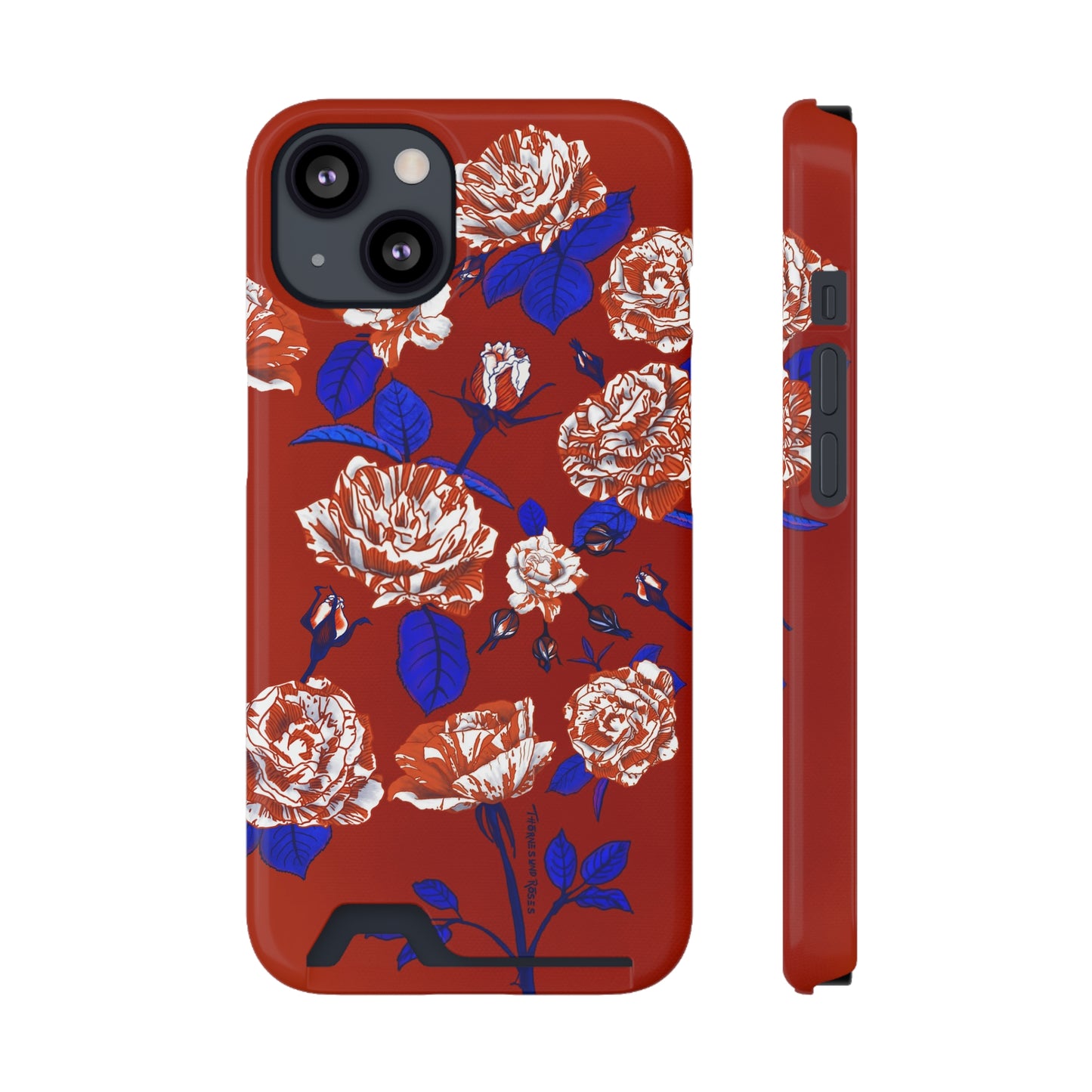 The Artsy Rose is the Sweetest Phone Case With Card Holder