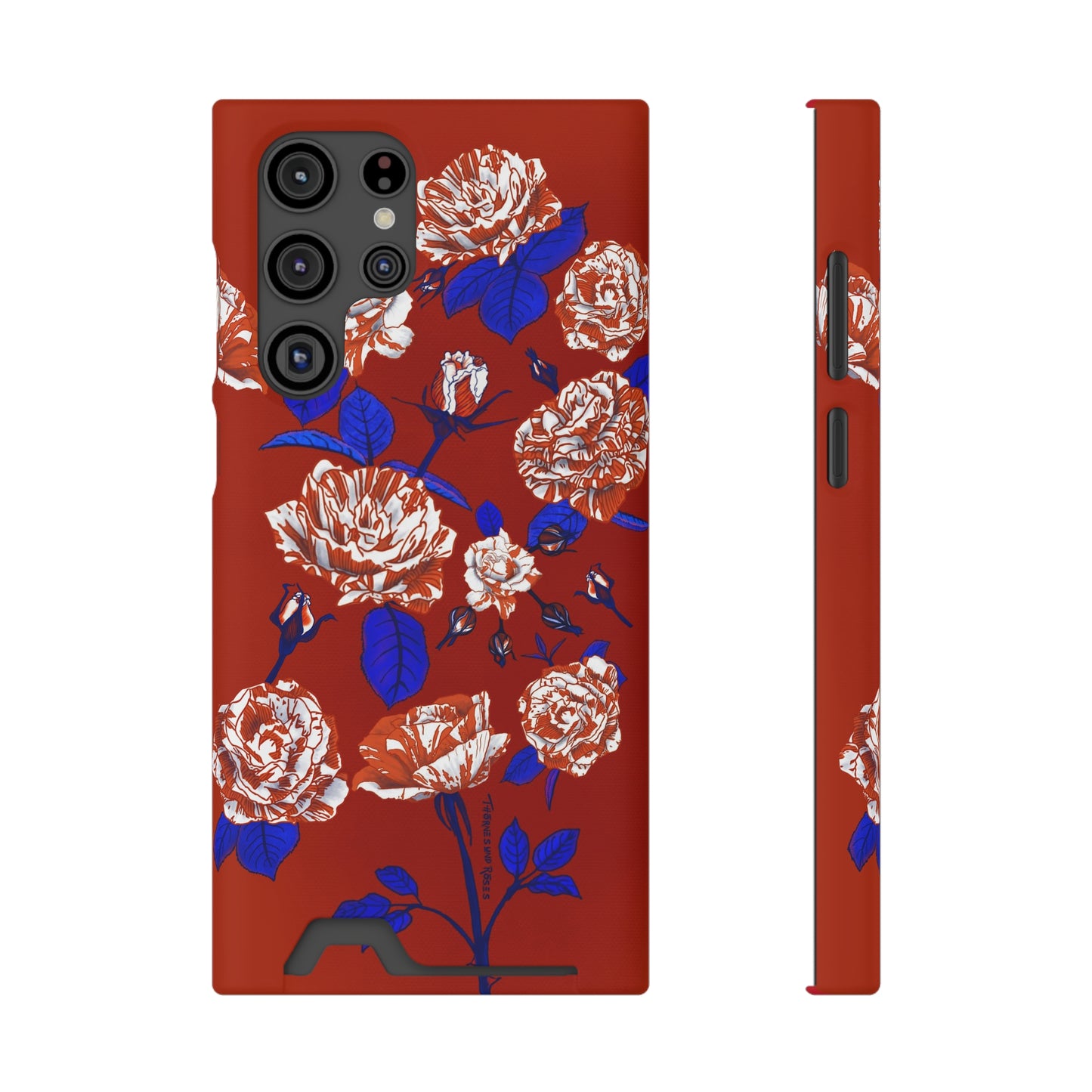 The Artsy Rose is the Sweetest Phone Case With Card Holder