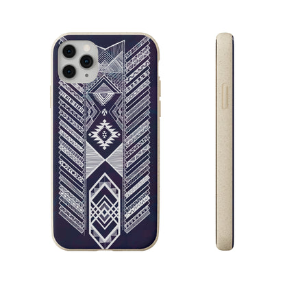 Native American Tribal Pattern Biodegradable Cases