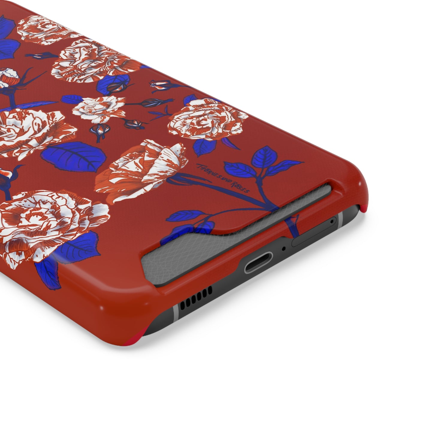 The Artsy Rose is the Sweetest Phone Case With Card Holder