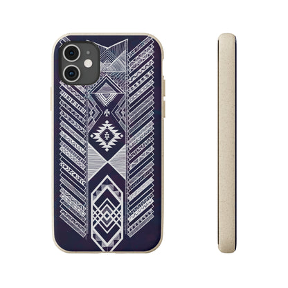 Native American Tribal Pattern Biodegradable Cases