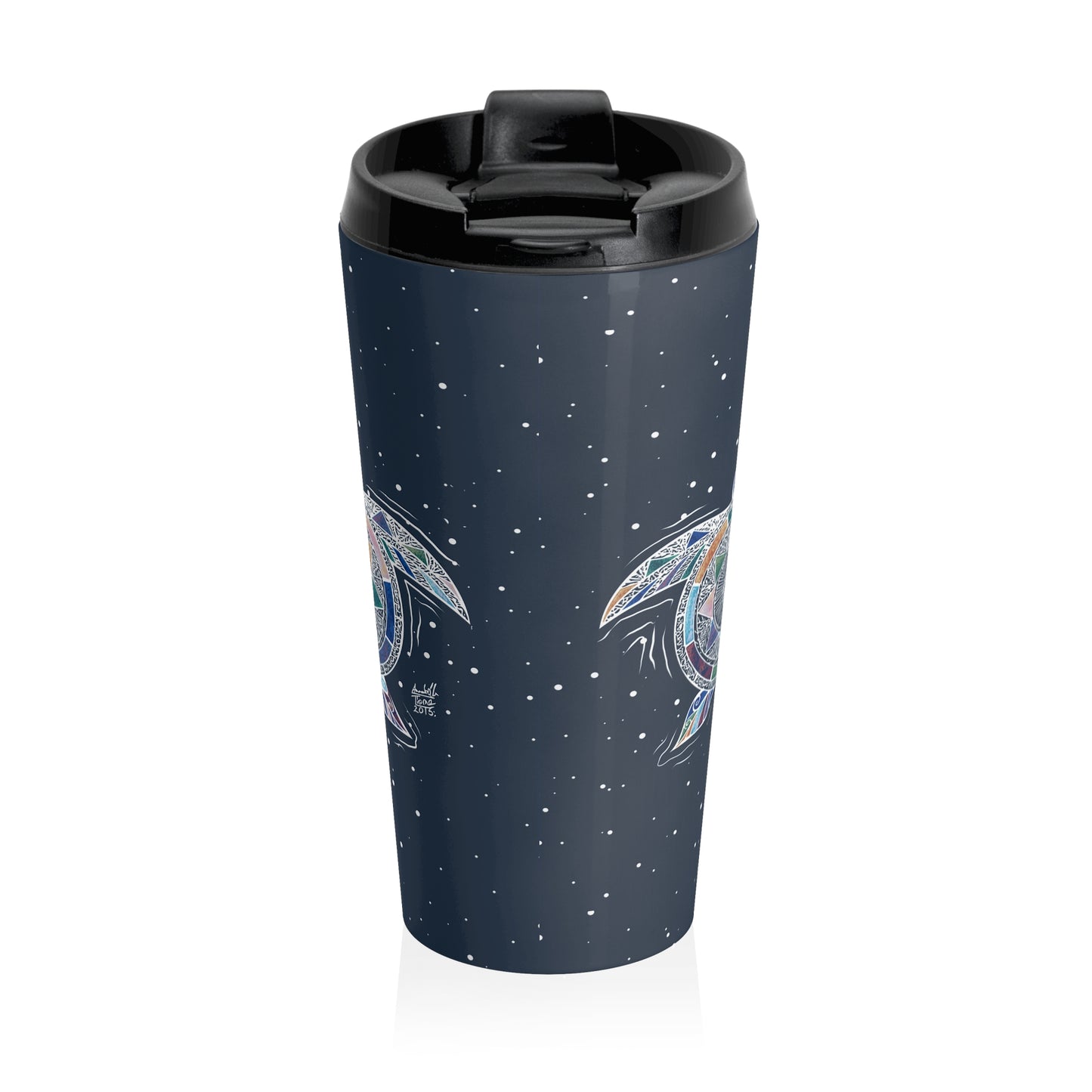 Mosaic Cosmic-toise Stainless Steel Travel Mug