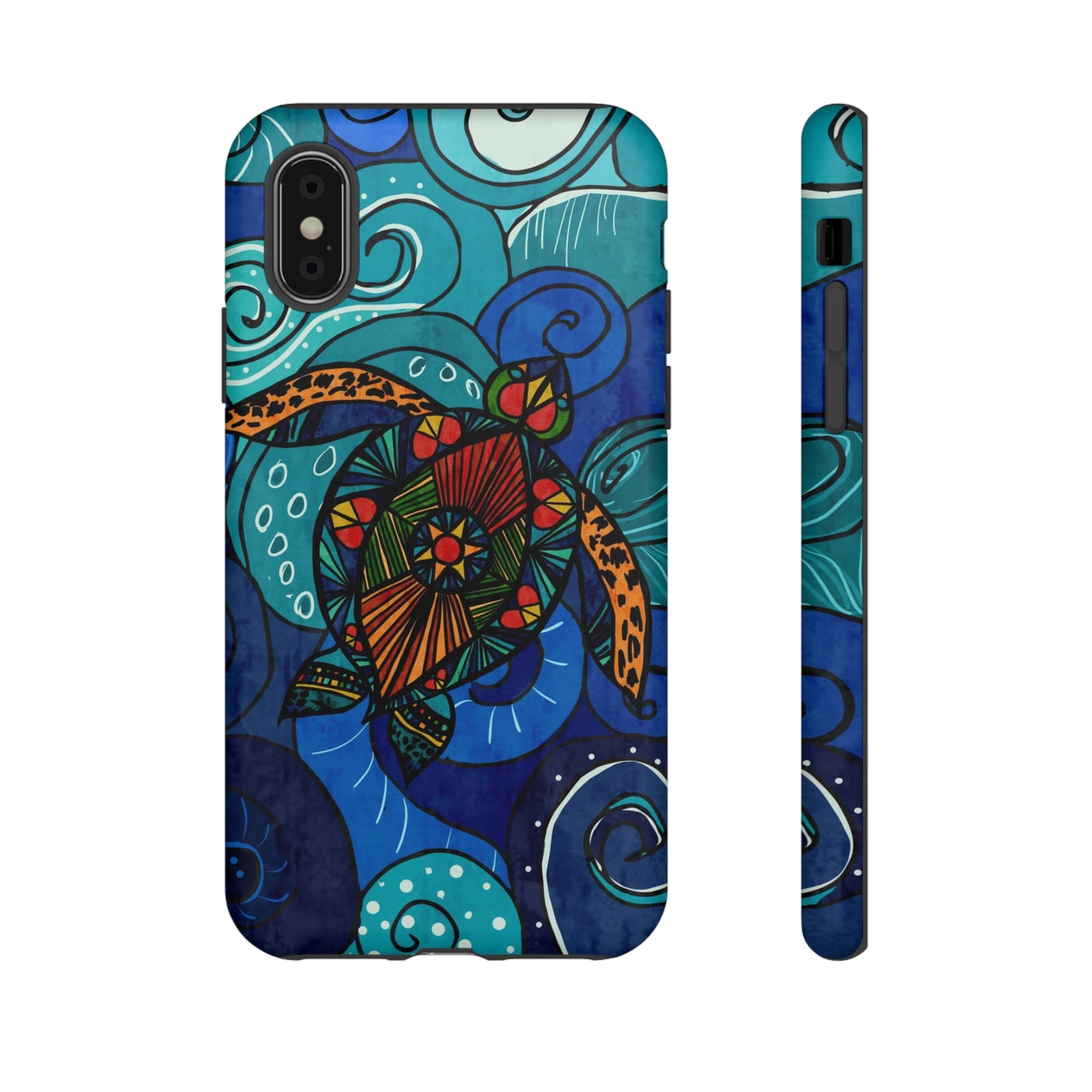 Stain Glass Turtle Tough Case