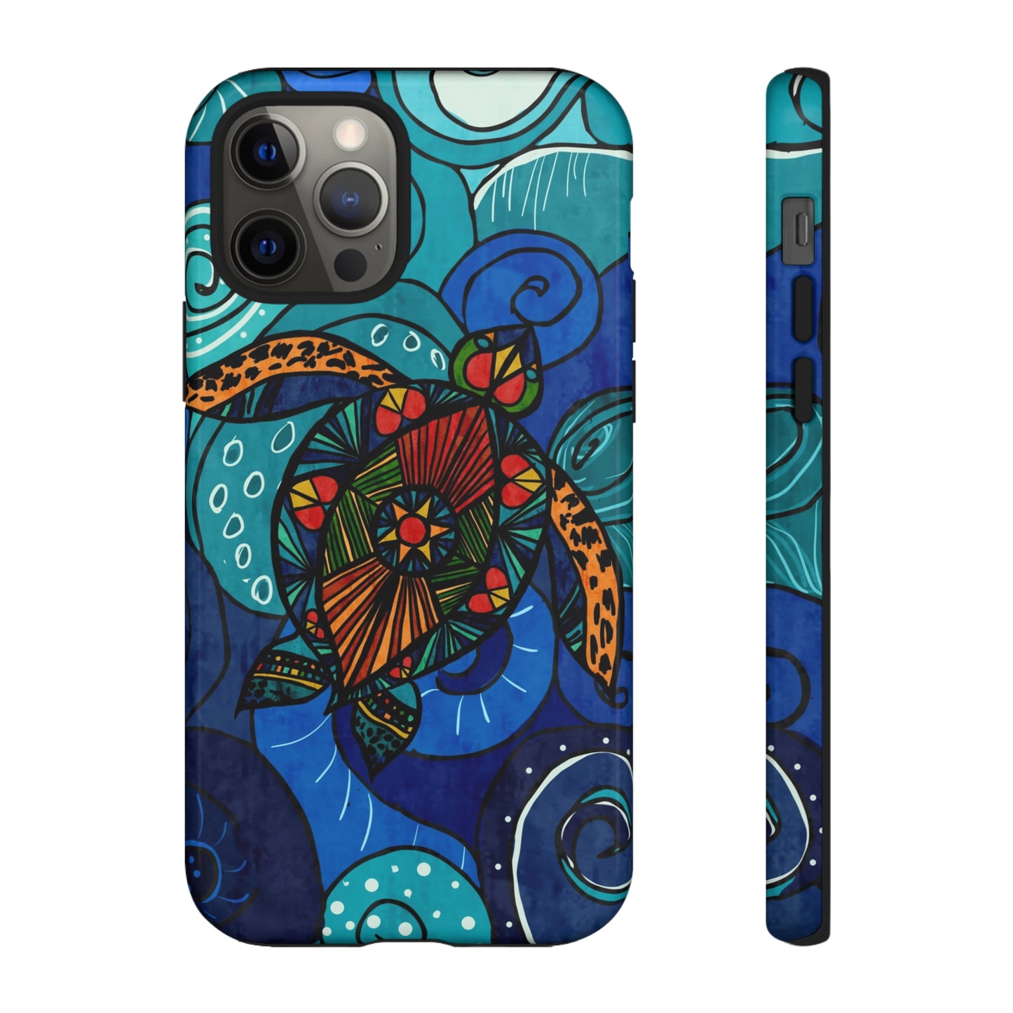 Stain Glass Turtle Tough Case