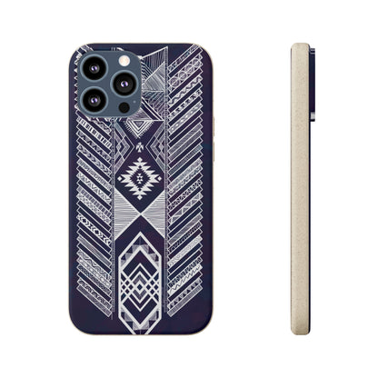 Native American Tribal Pattern Biodegradable Cases