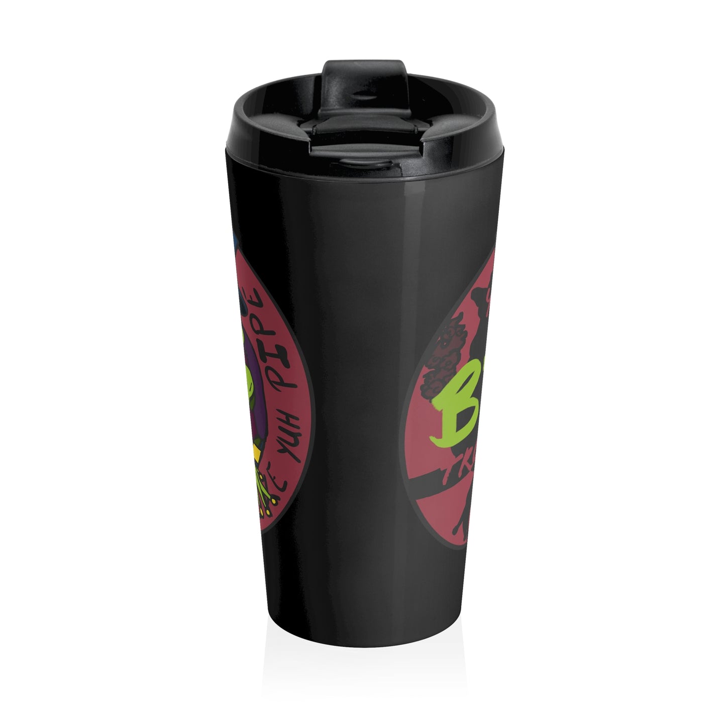 Crapaud Smoke Yuh Pipe Stainless Steel Travel Mug