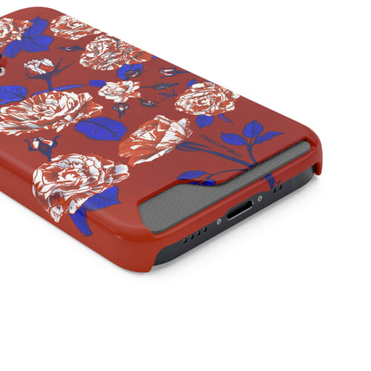 The Artsy Rose is the Sweetest Phone Case With Card Holder