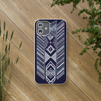 Native American Tribal Pattern Biodegradable Cases