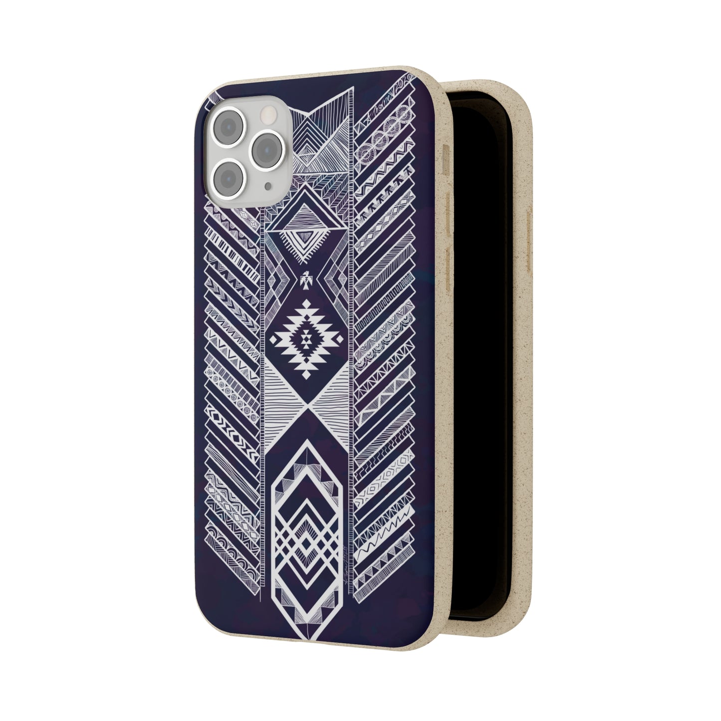 Native American Tribal Pattern Biodegradable Cases