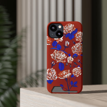 The Artsy Rose is the Sweetest Phone Case With Card Holder