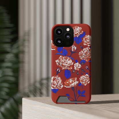 The Artsy Rose is the Sweetest Phone Case With Card Holder