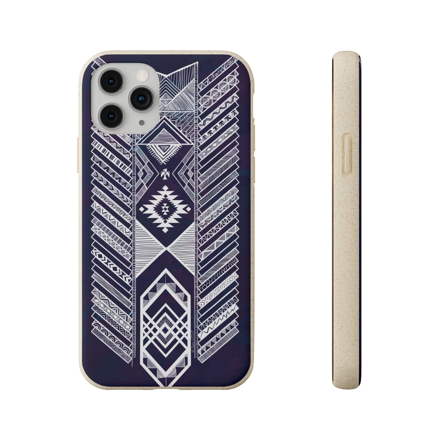 Native American Tribal Pattern Biodegradable Cases