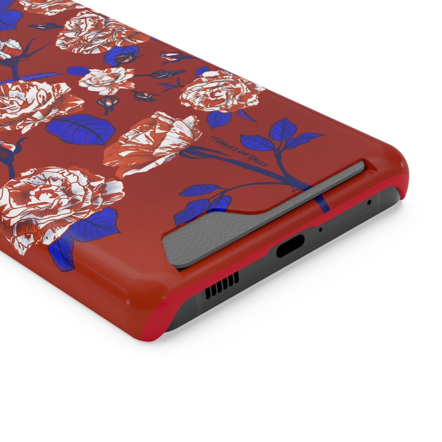 The Artsy Rose is the Sweetest Phone Case With Card Holder