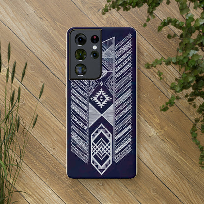 Native American Tribal Pattern Biodegradable Cases