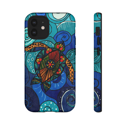 Stain Glass Turtle Tough Case