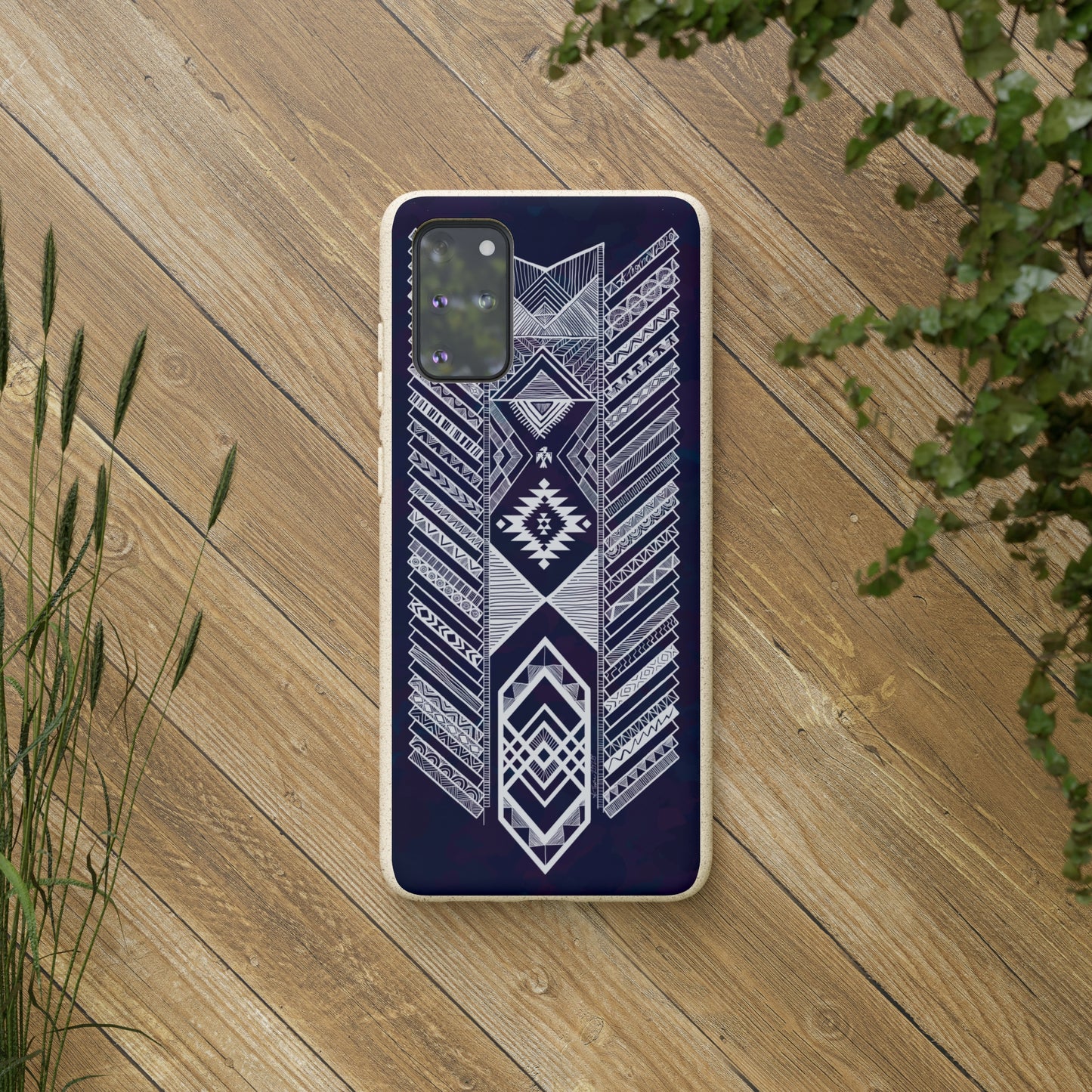 Native American Tribal Pattern Biodegradable Cases