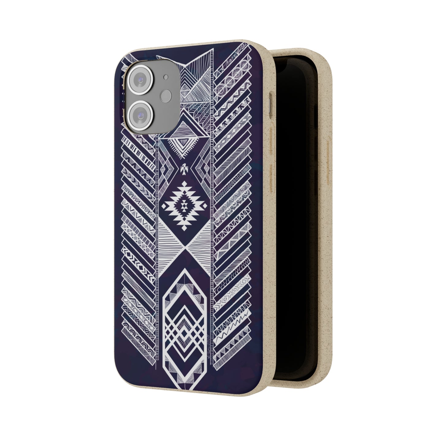 Native American Tribal Pattern Biodegradable Cases