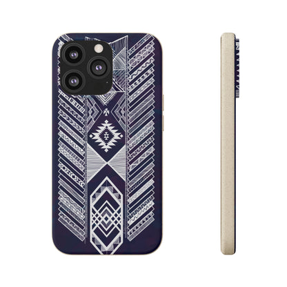 Native American Tribal Pattern Biodegradable Cases