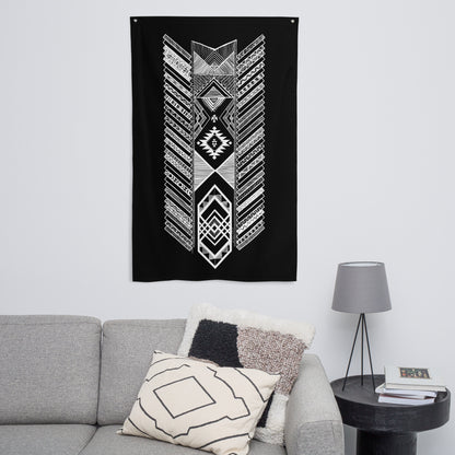 Native American Tribal Pattern Flag