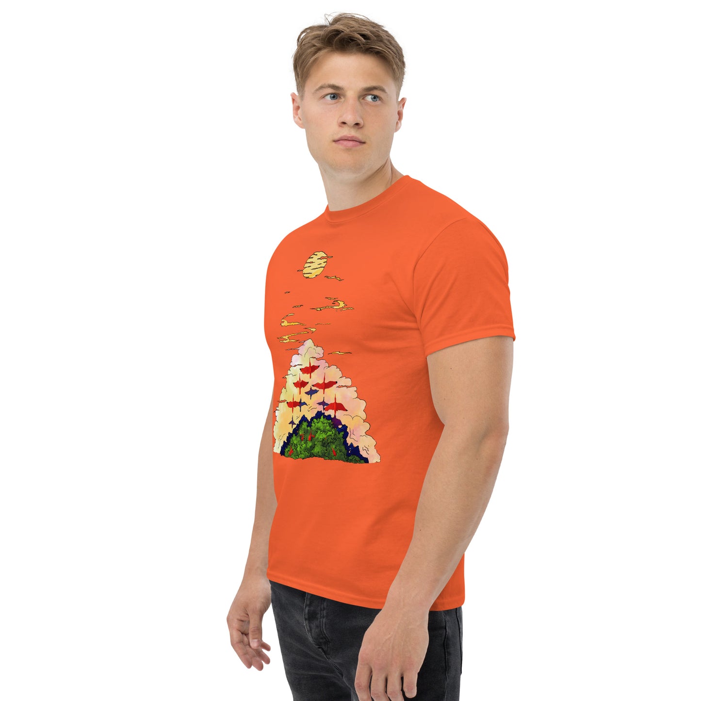 Scarlet Ibis Men's classic tee