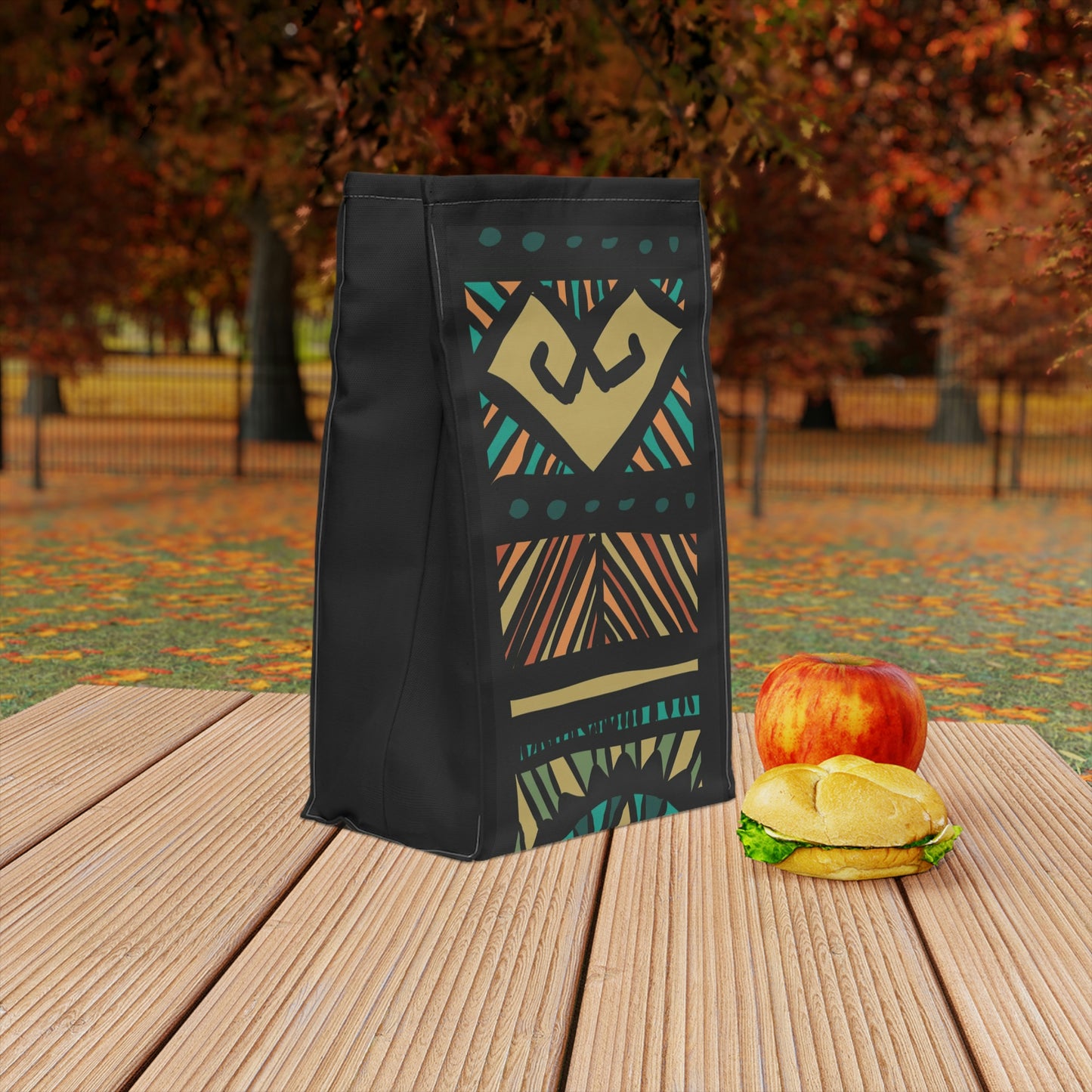 Tribal Pattern Polyester Lunch Bag