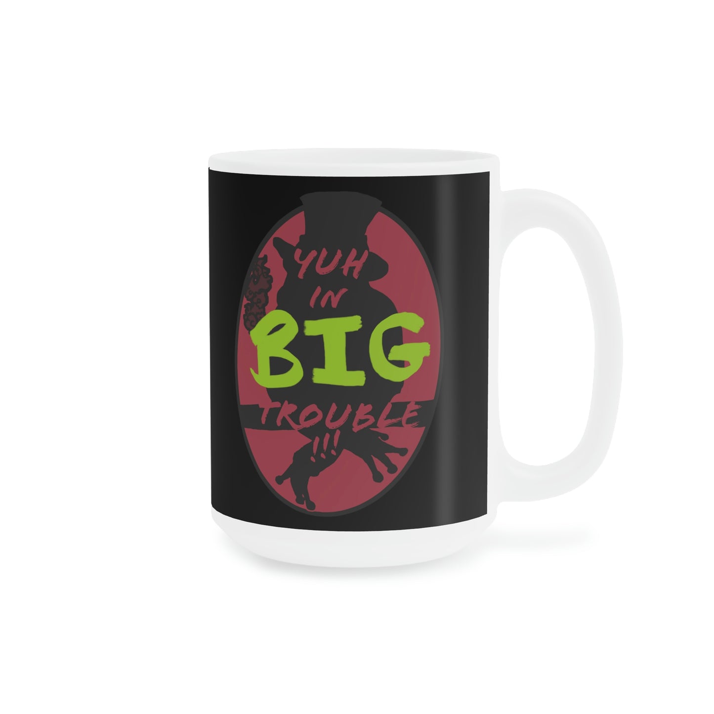 Crapaud smoke yuh pipe Ceramic Mugs (15oz & 20oz)