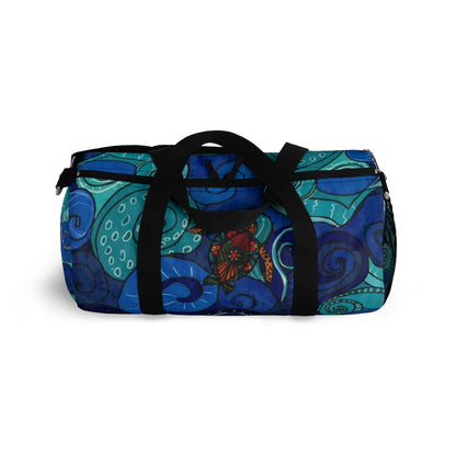 Stain Glass Turtle Duffel Bag