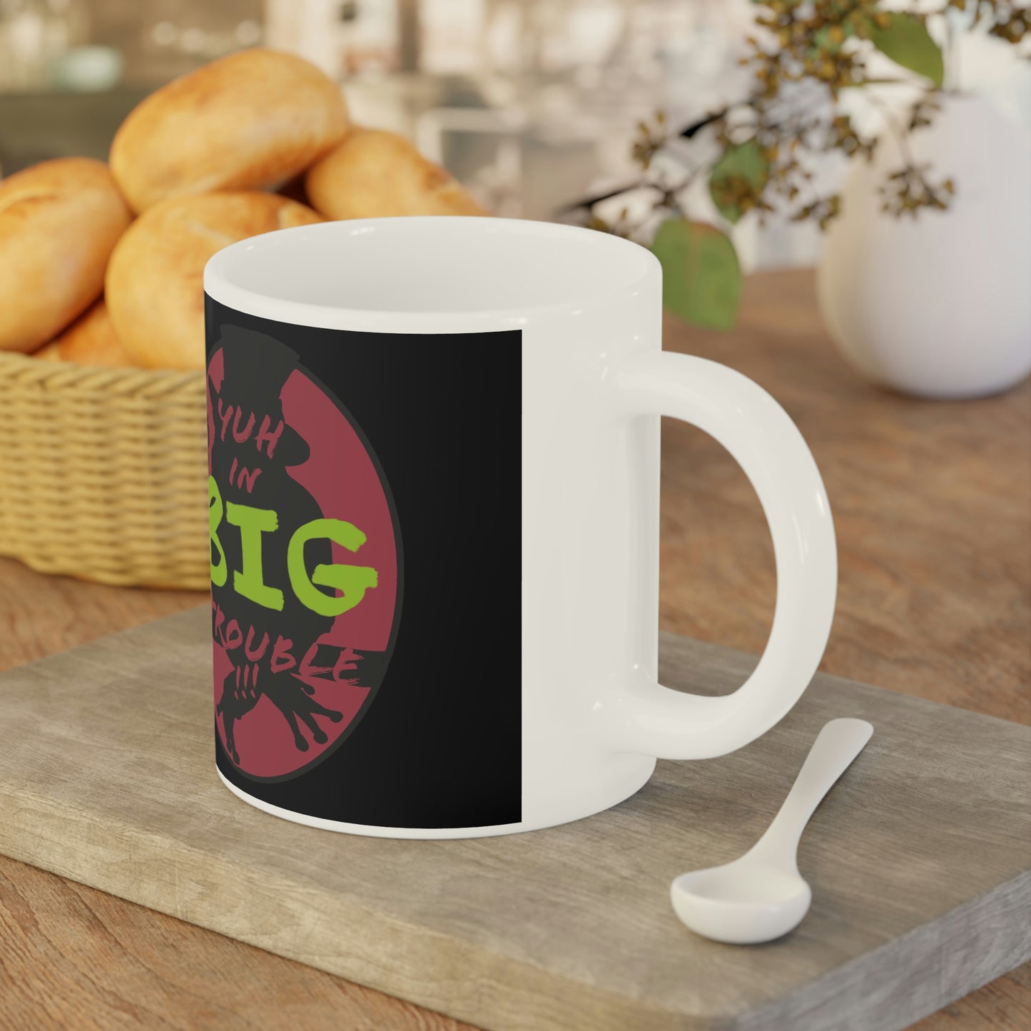 Crapaud smoke yuh pipe Ceramic Mugs (15oz & 20oz)