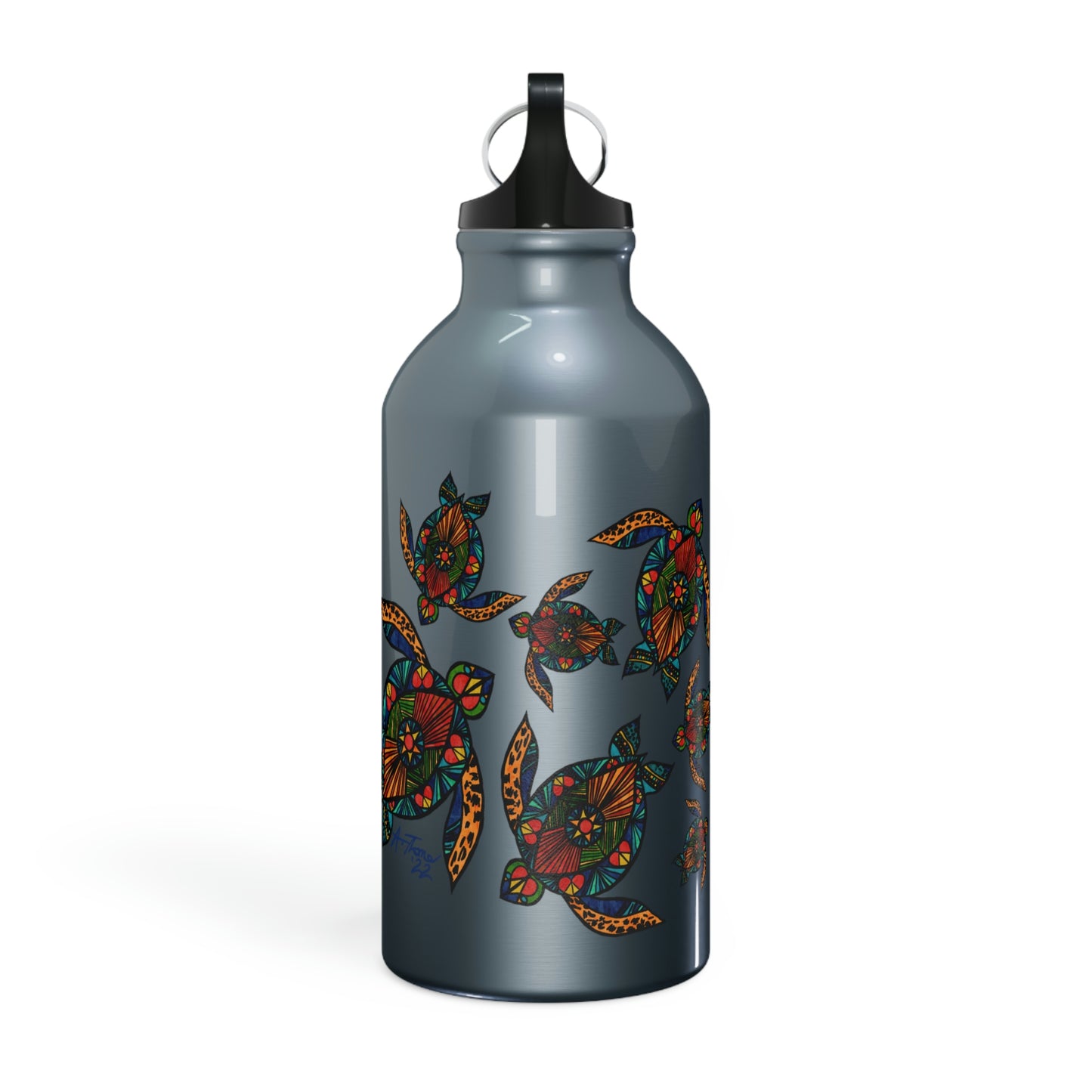 Stain GLass Turtle Oregon Sport Bottle