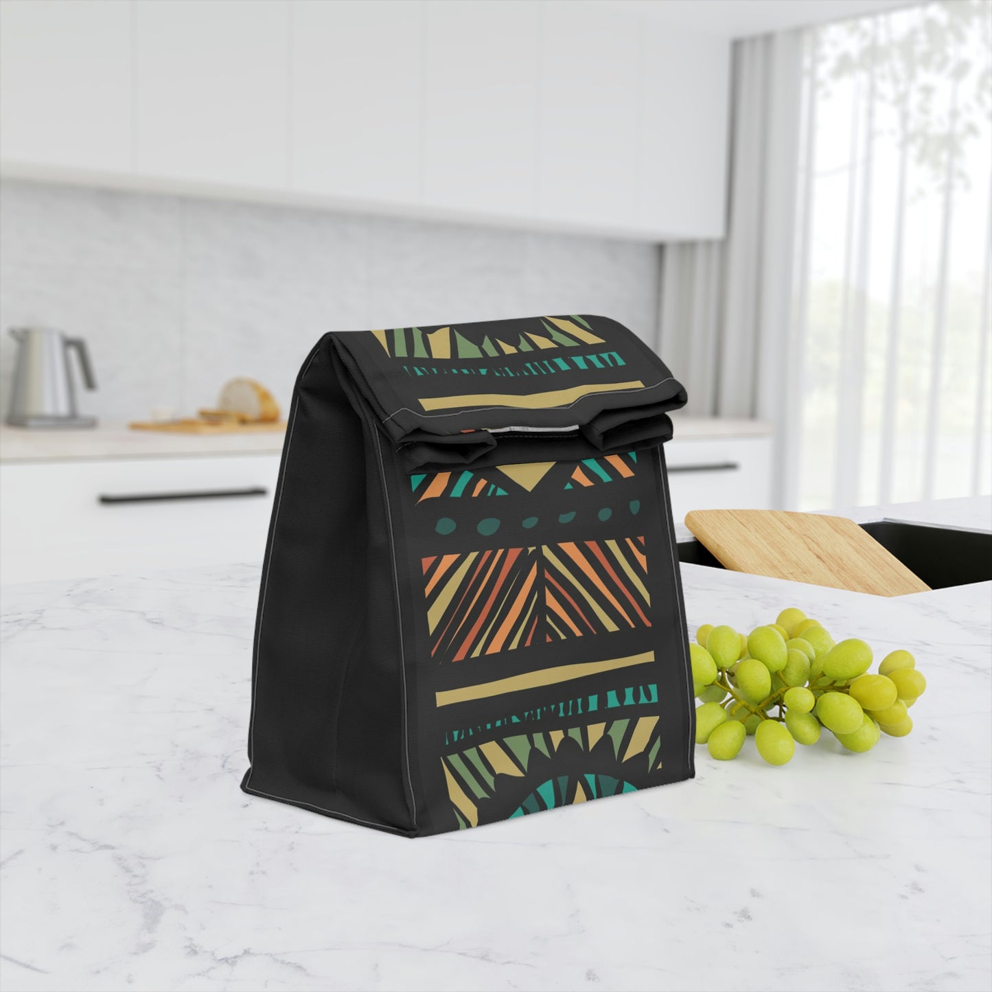 Tribal Pattern Polyester Lunch Bag