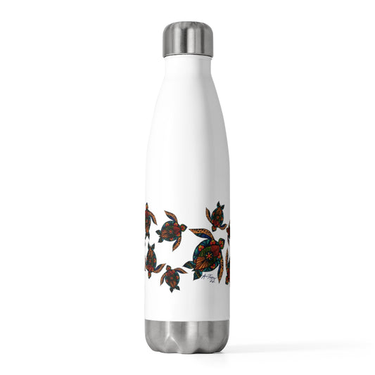 Stain Glass Turtle 20oz Insulated Bottle