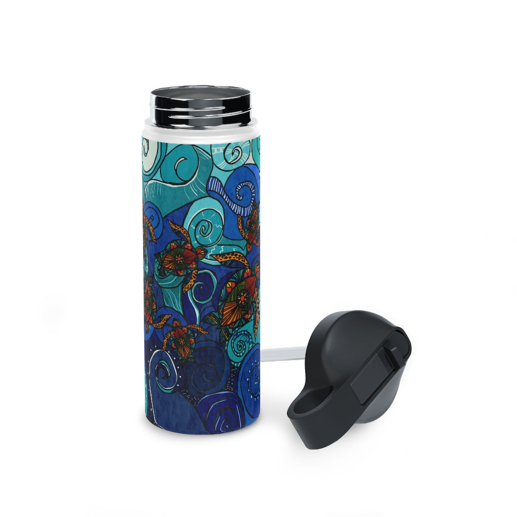 Stainless Steel Water Bottle, Standard Lid