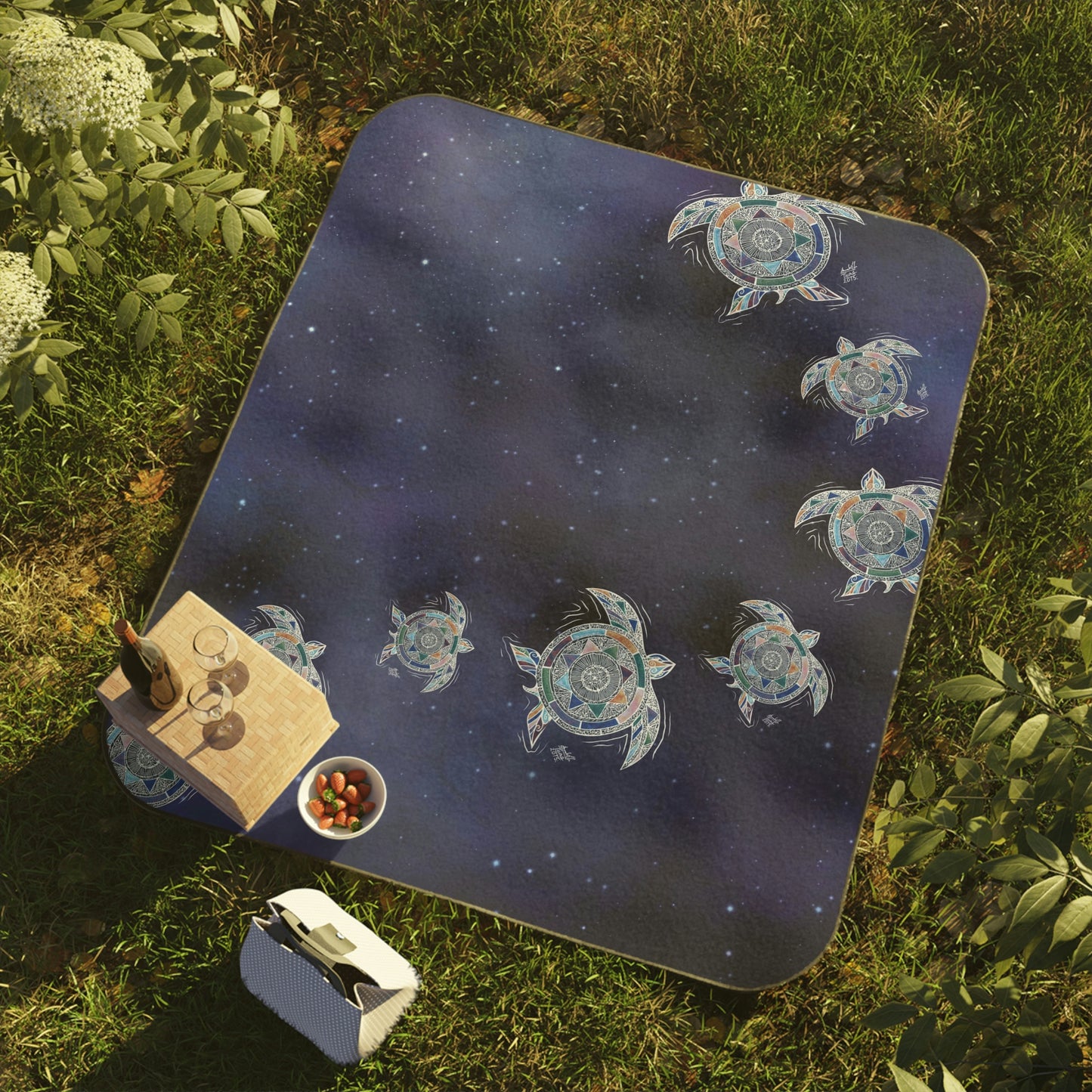 Mosaic Cosmic-toise Picnic Blanket