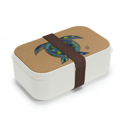 Aquatic Mosaic Turtle Bento Lunch Box