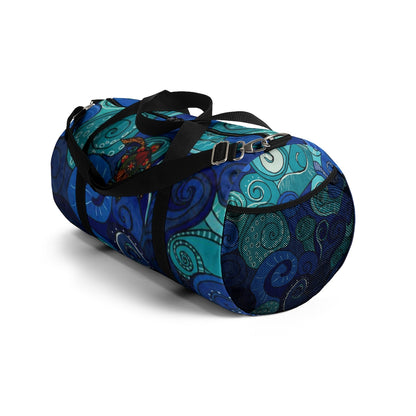 Stain Glass Turtle Duffel Bag