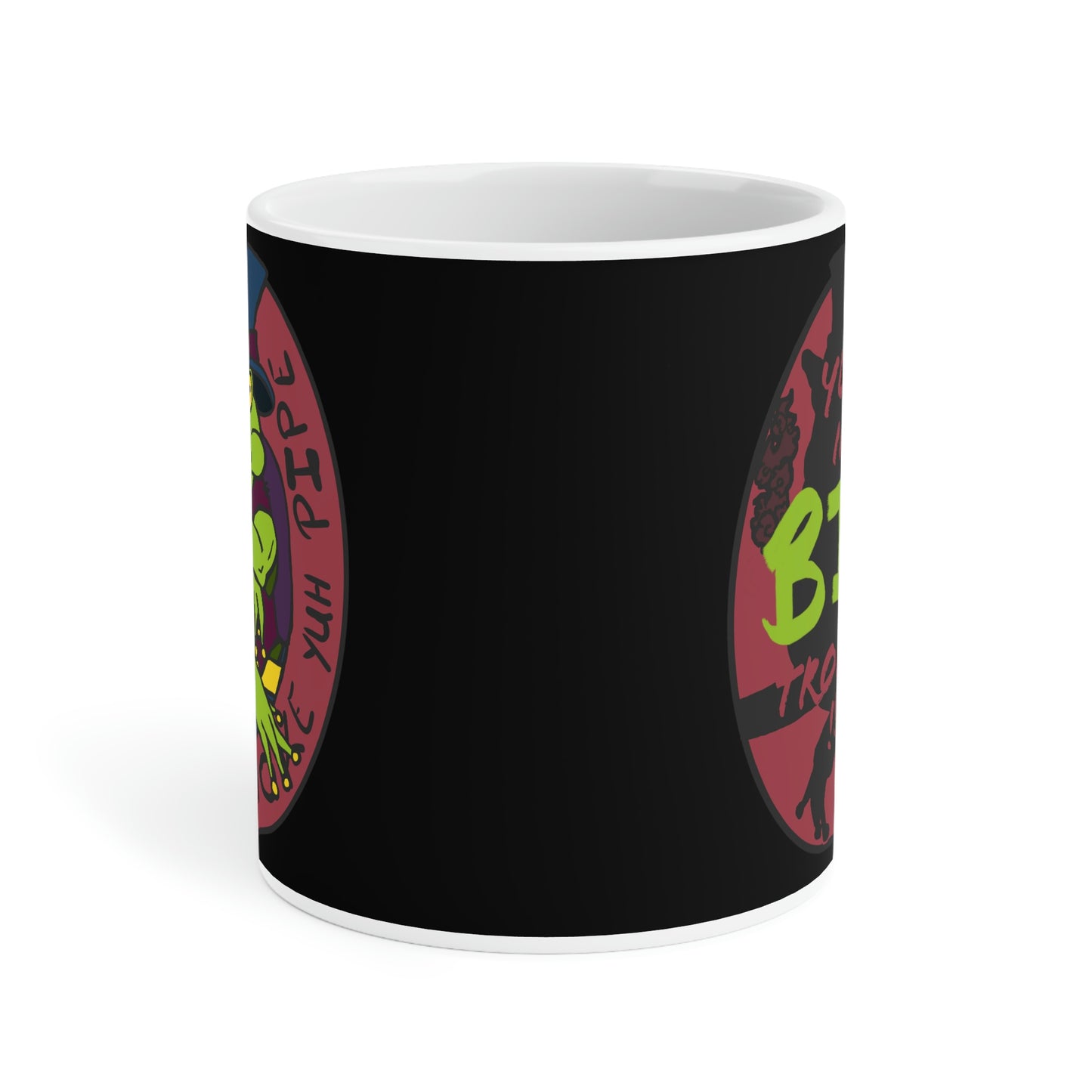 Crapaud smoke yuh pipe Ceramic Mugs (15oz & 20oz)