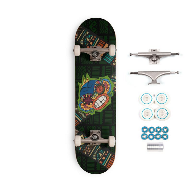 See No Evil - Mizaru through Rose Glassesy Skateboard