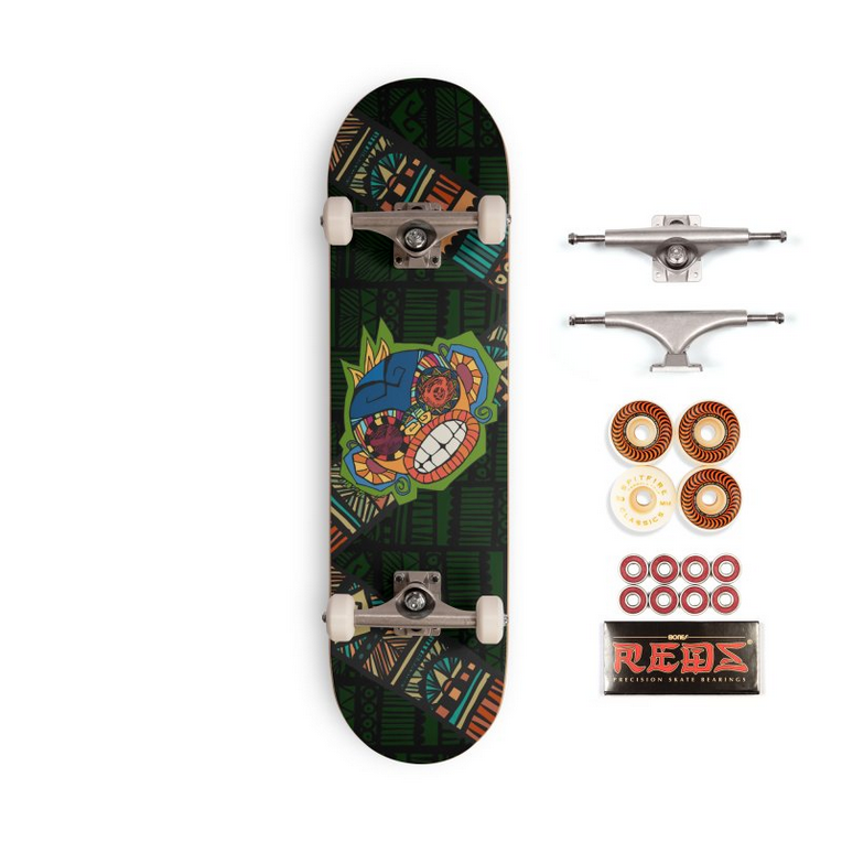 See No Evil - Mizaru through Rose Glassesy Skateboard