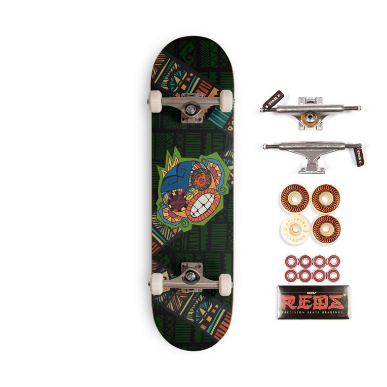 See No Evil - Mizaru through Rose Glassesy Skateboard