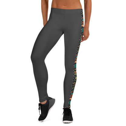 Tribal Pattern Sitich Leggings