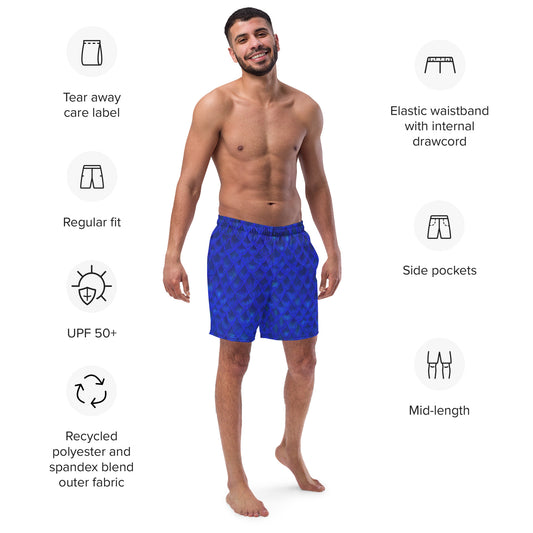 Azul Iridescent Men's swim trunks