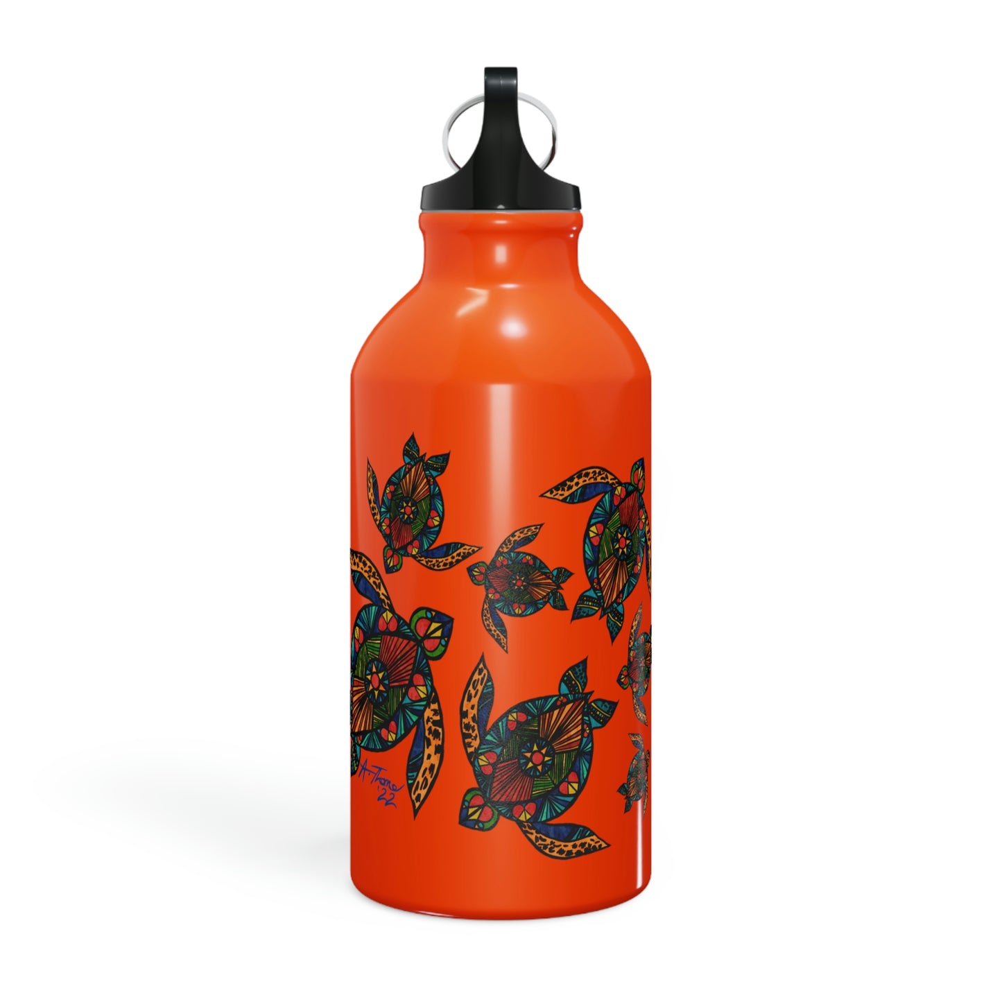 Stain GLass Turtle Oregon Sport Bottle