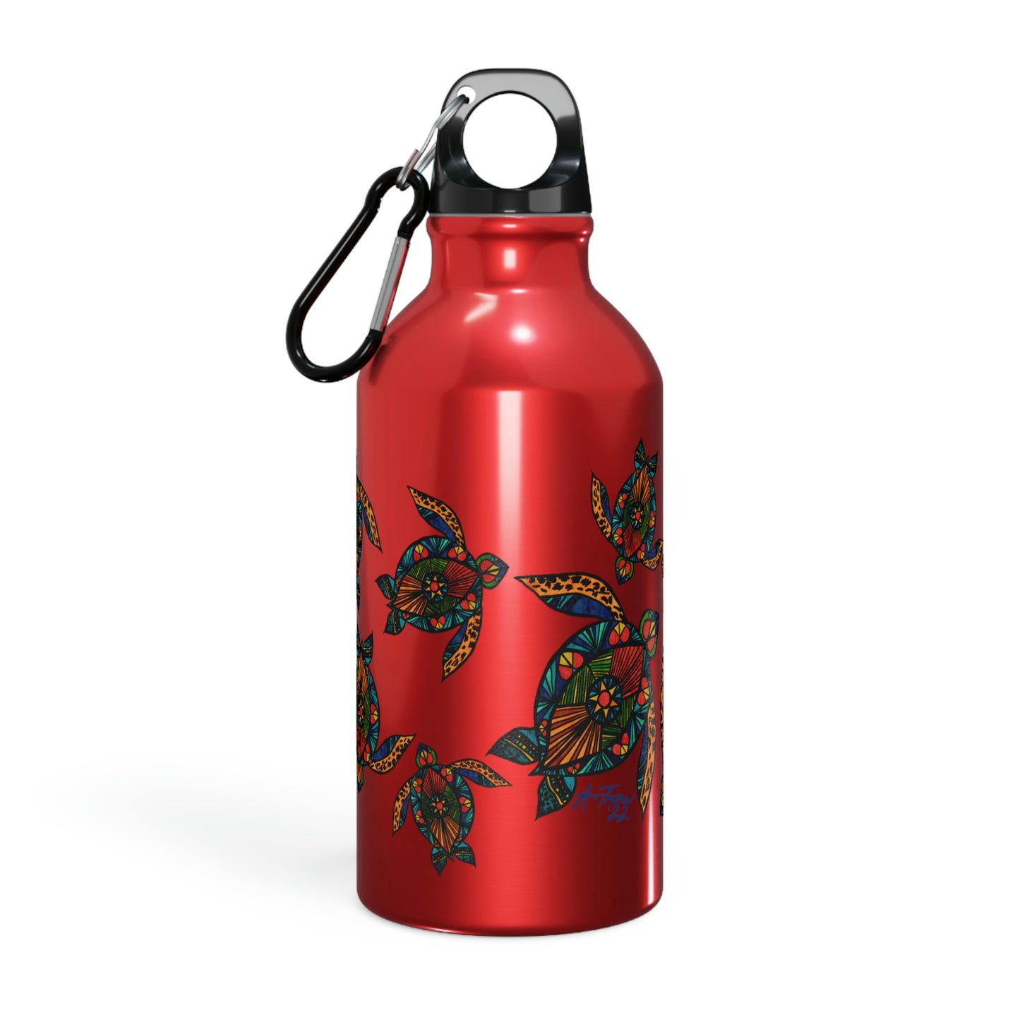 Stain GLass Turtle Oregon Sport Bottle