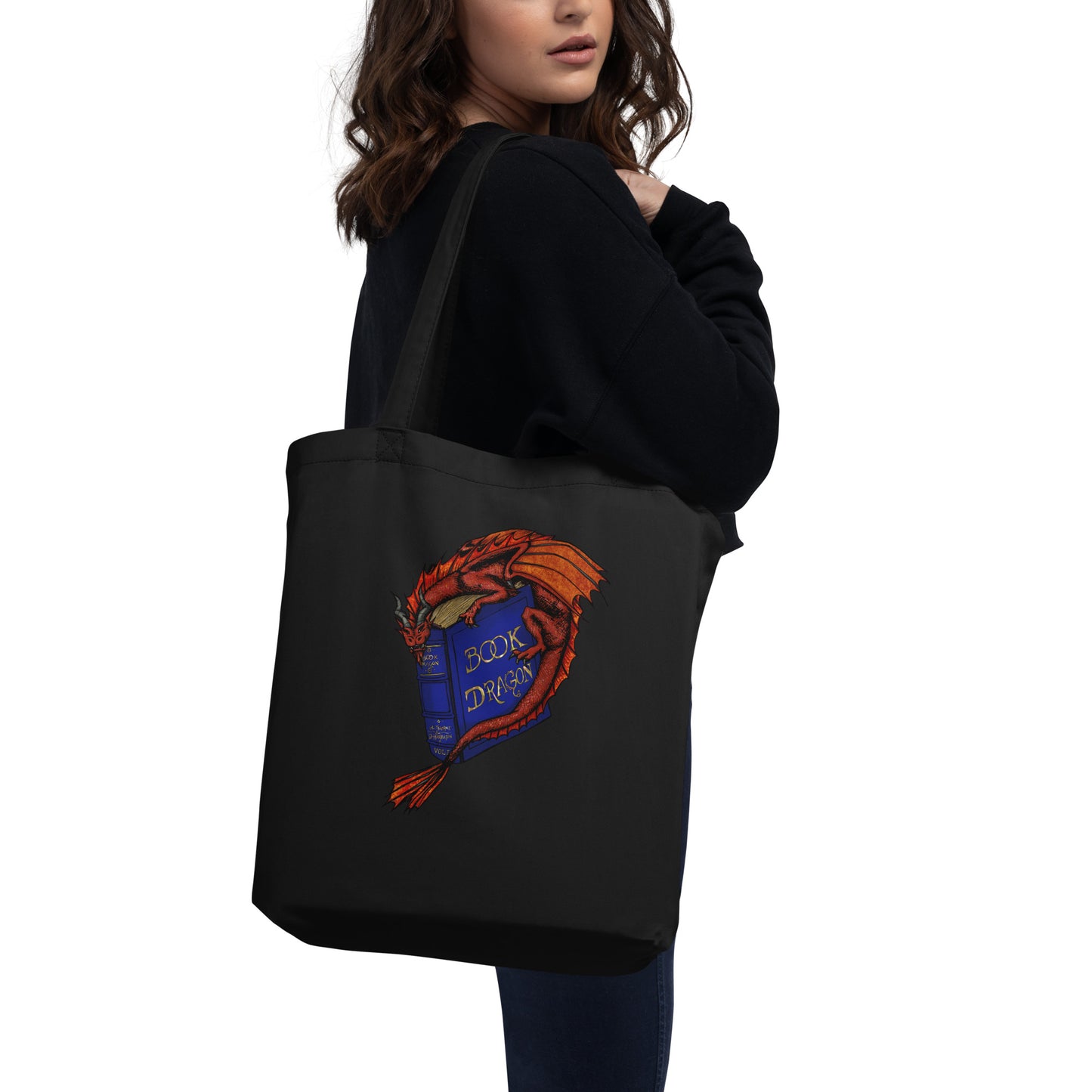 Book Dragon Eco Tote Bag