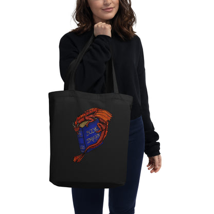 Book Dragon Eco Tote Bag